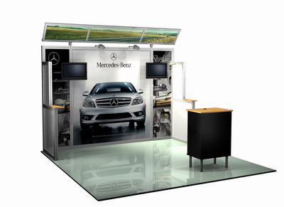Mercedes Truss Display Truss Exhibit Mercedes